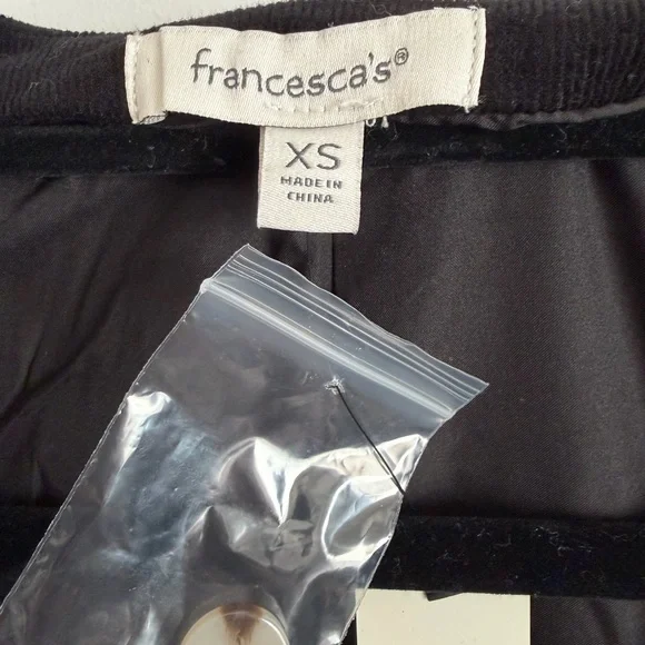 Francesca's Collections Suzanne corduroy button up mini dress - Picture 4 of 7